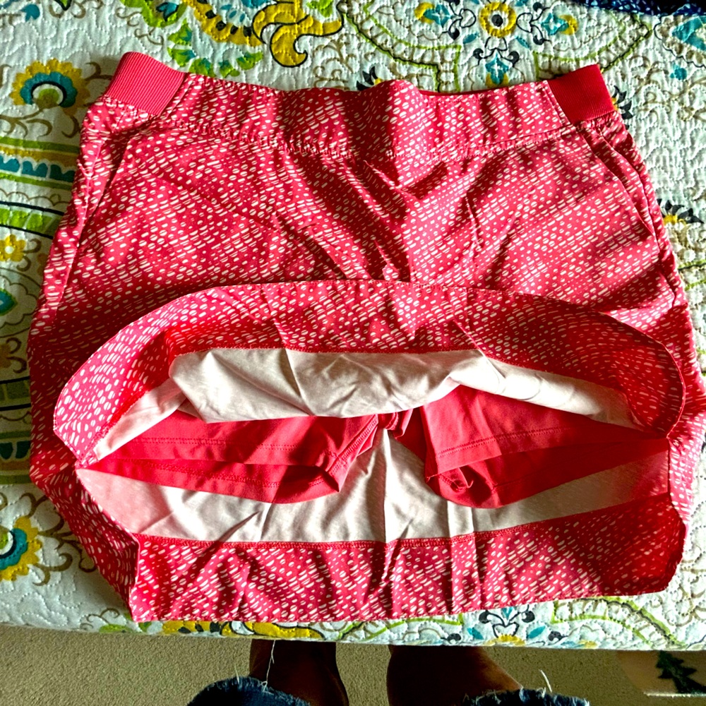 Salmon color skirt